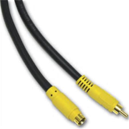 Fasttrack 12ft VALUE SERIES BI-DIRECTIONAL S-VIDEO to  RCA CABLE FA11311